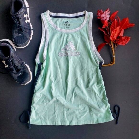 💍Adidas Light Green Tank Top - Picture 1 of 8